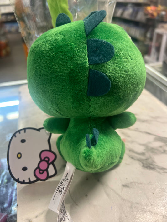 Dinosaur hello kitty plushie