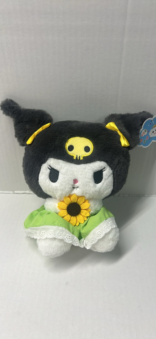 Kuromi sunflower plushie