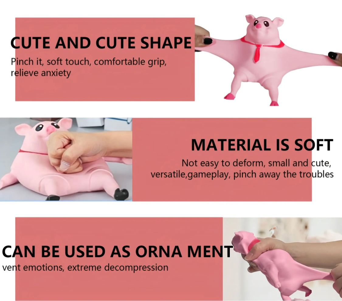 🐖1PC jumbo Pig Pink Squishy Toy. 🐷