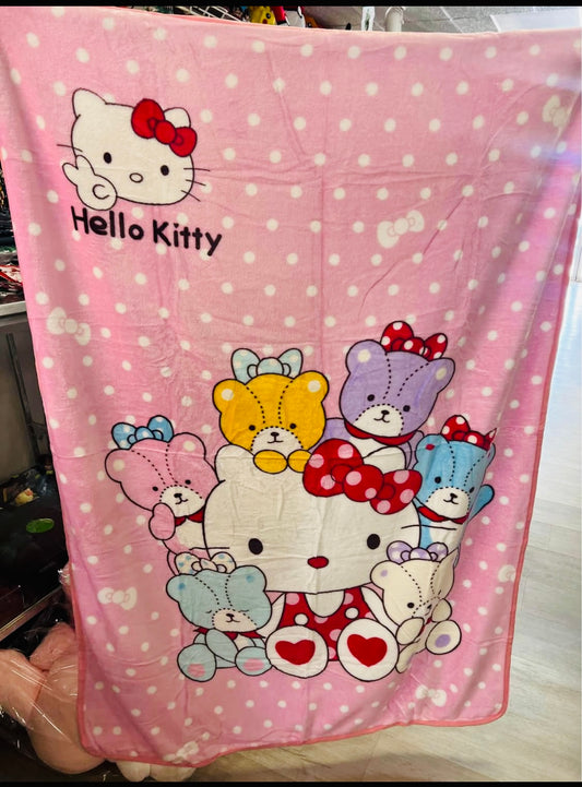Hello Kitty Flannel soft throw Blanquet 💕