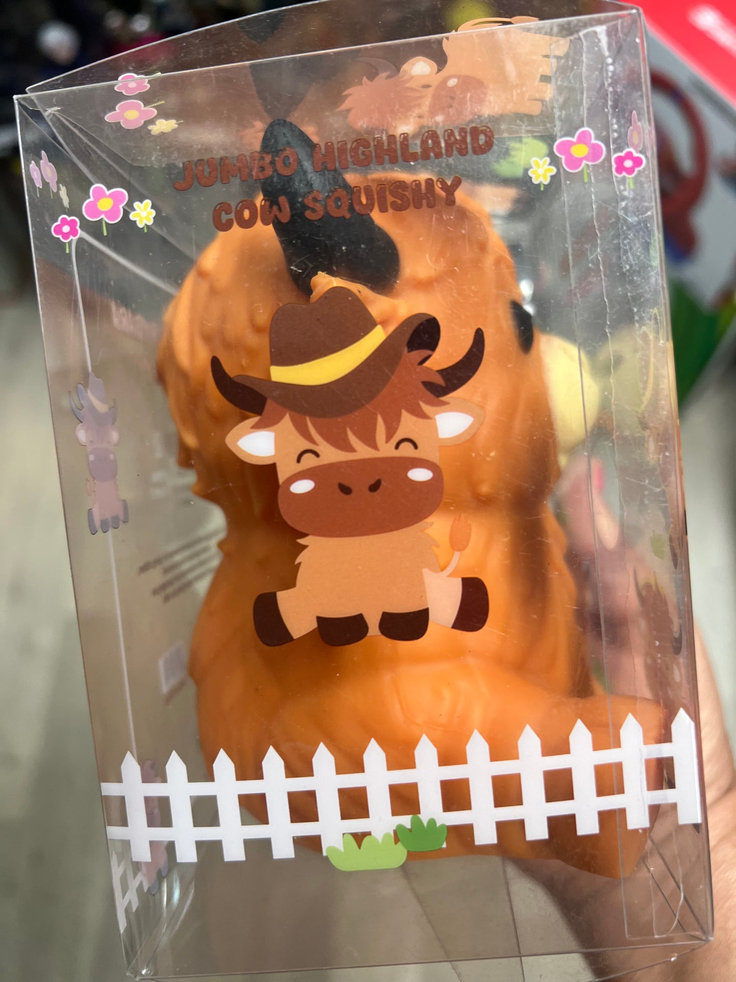 Jumbo Highland Cow Squahy