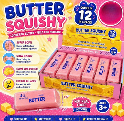 BUTTER SQUISHY TOY PINK EDITION.