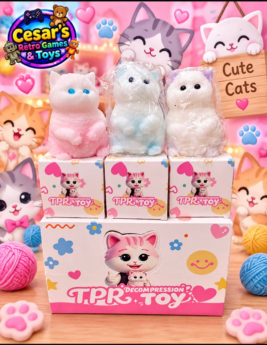 Cat squishy with box 1PC