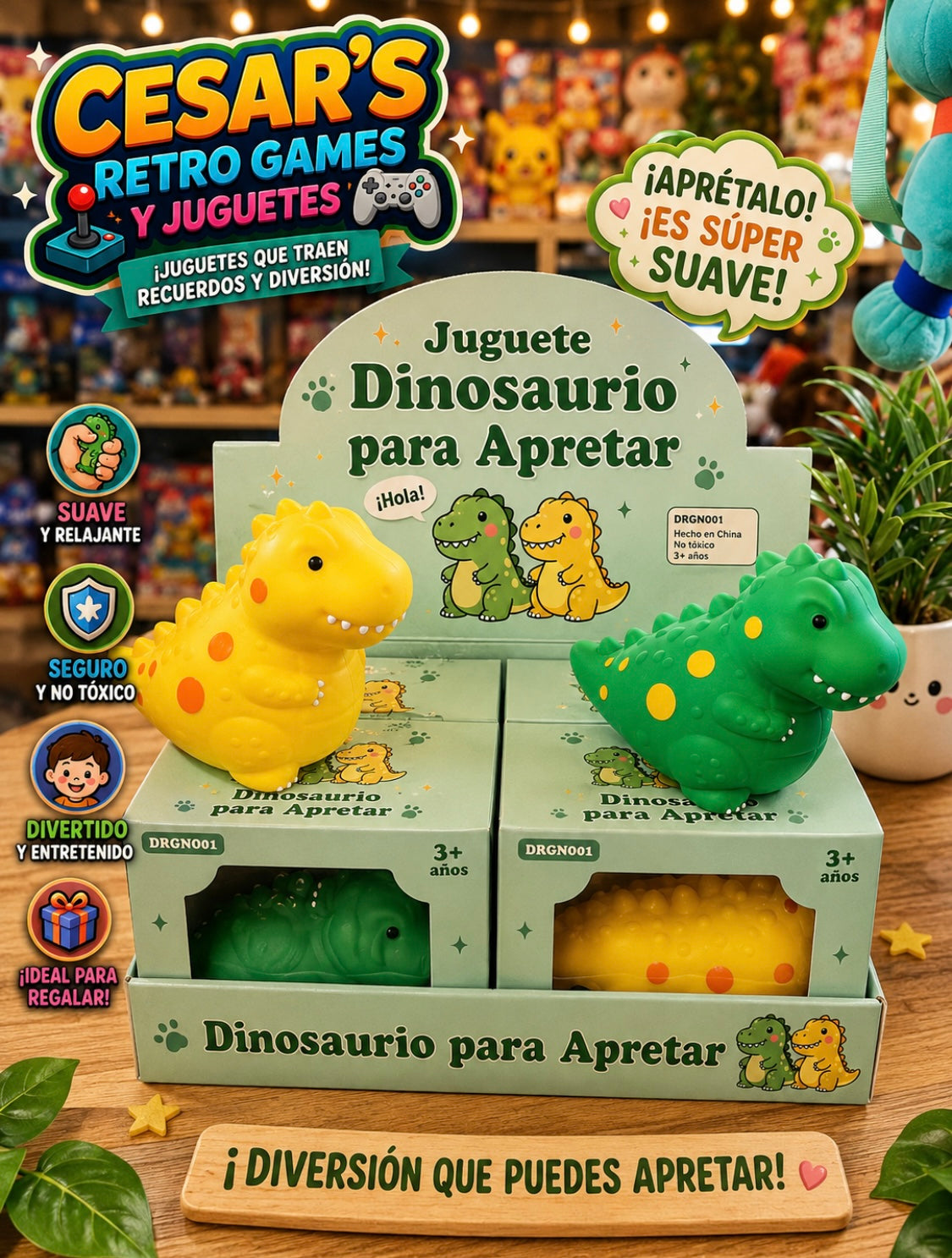 🦖Dinosaur squeeze toy
