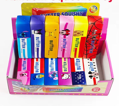 Cartoon Butter Stick Squishy  Toy.